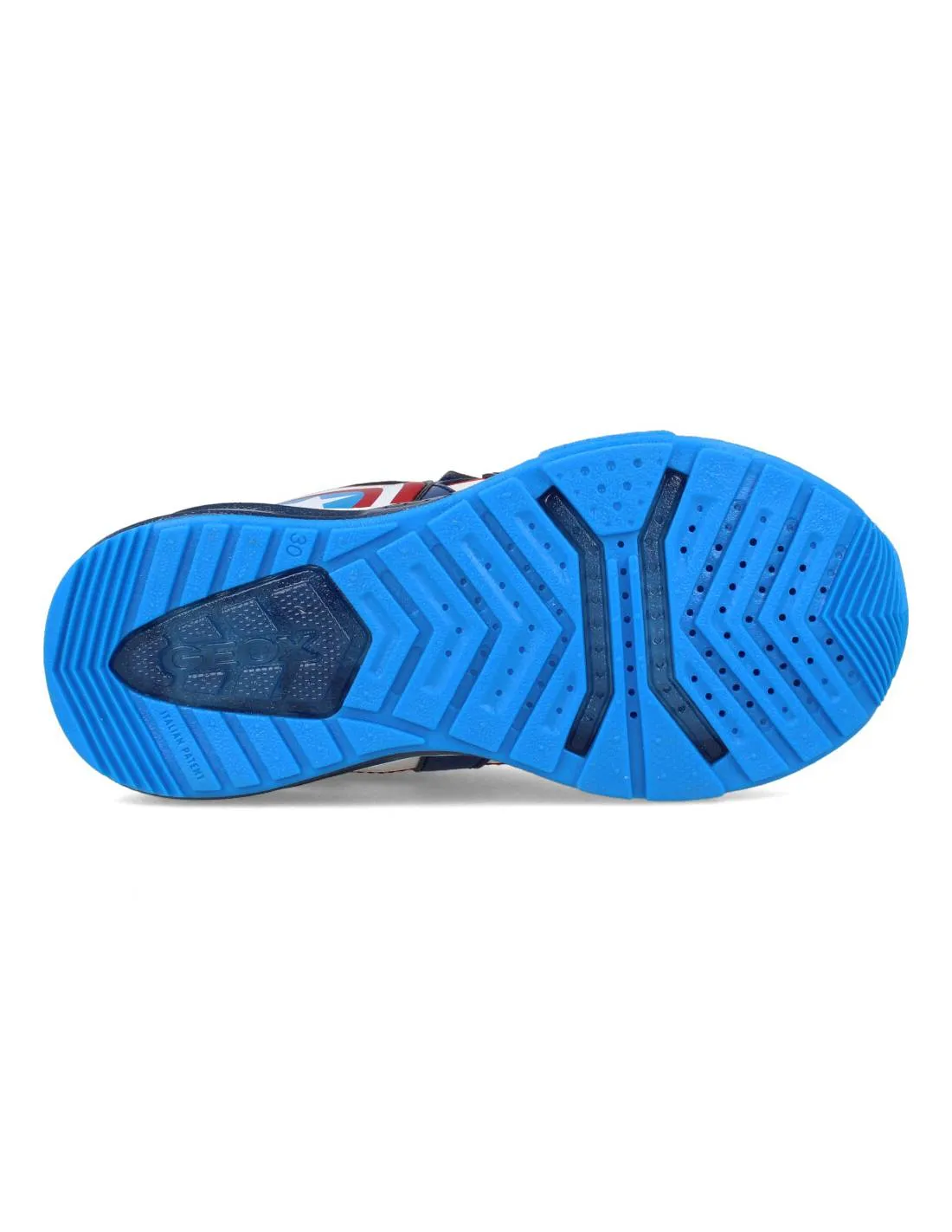 GEOX  DEPORTIVA AVENGERS CASUAL KIDS J BAYONYC NAVY RED