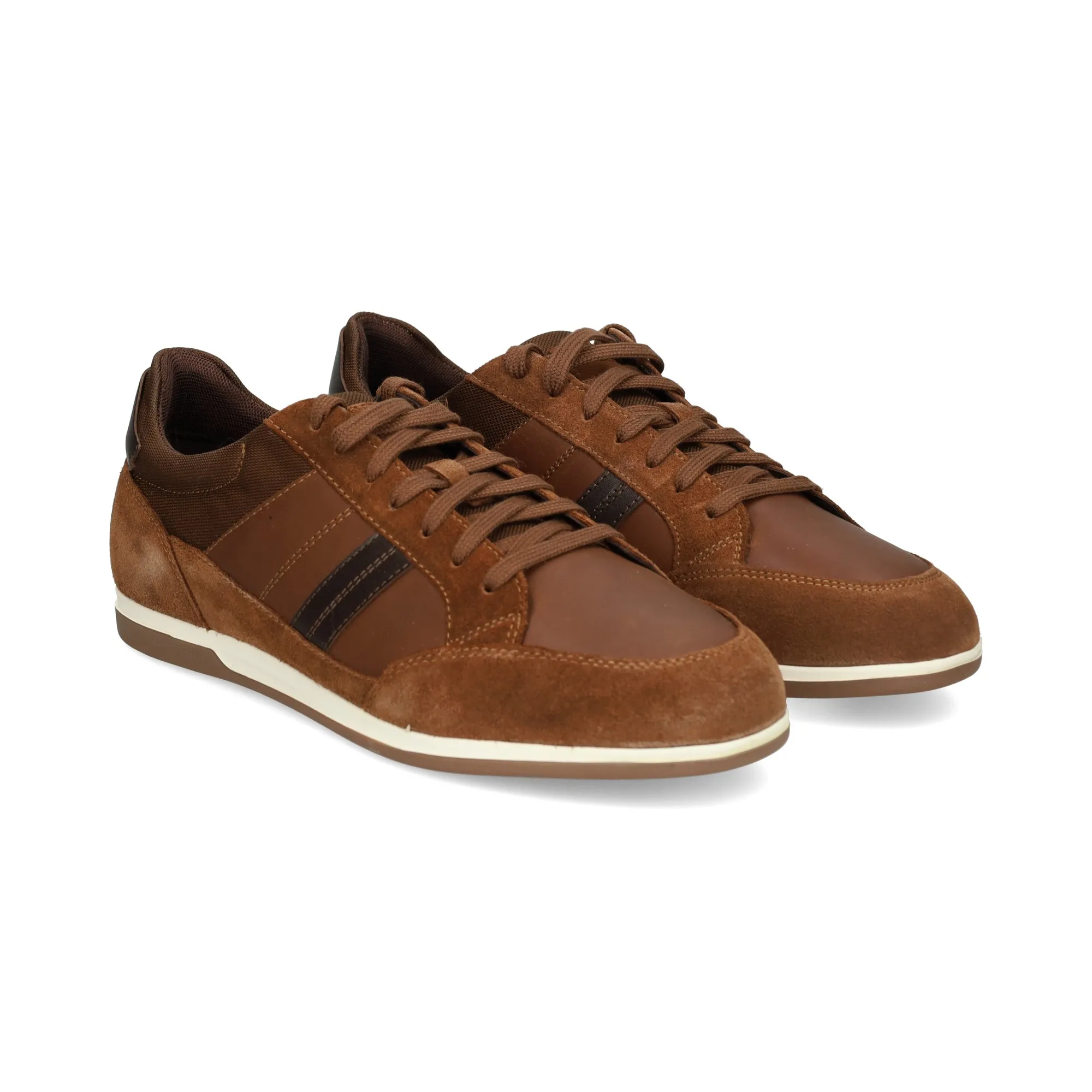 GEOX Zapatillas de Hombre C6002 [LT BROWN