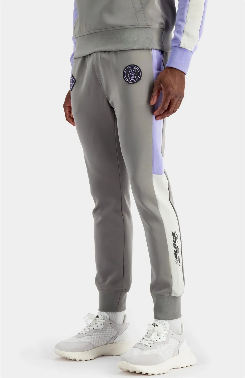 Glitching Trackpant BLACK BANANAS mid grey