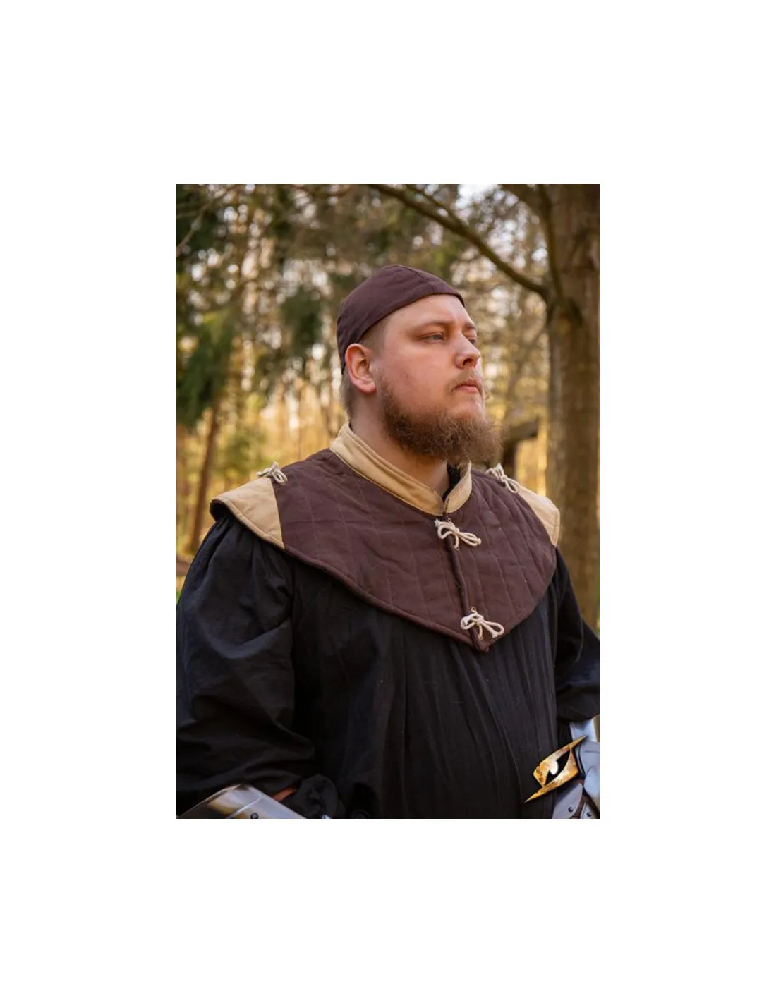 GORJAL MEDIEVAL ACOLCHADO, MARRóNMARRóN CLARO