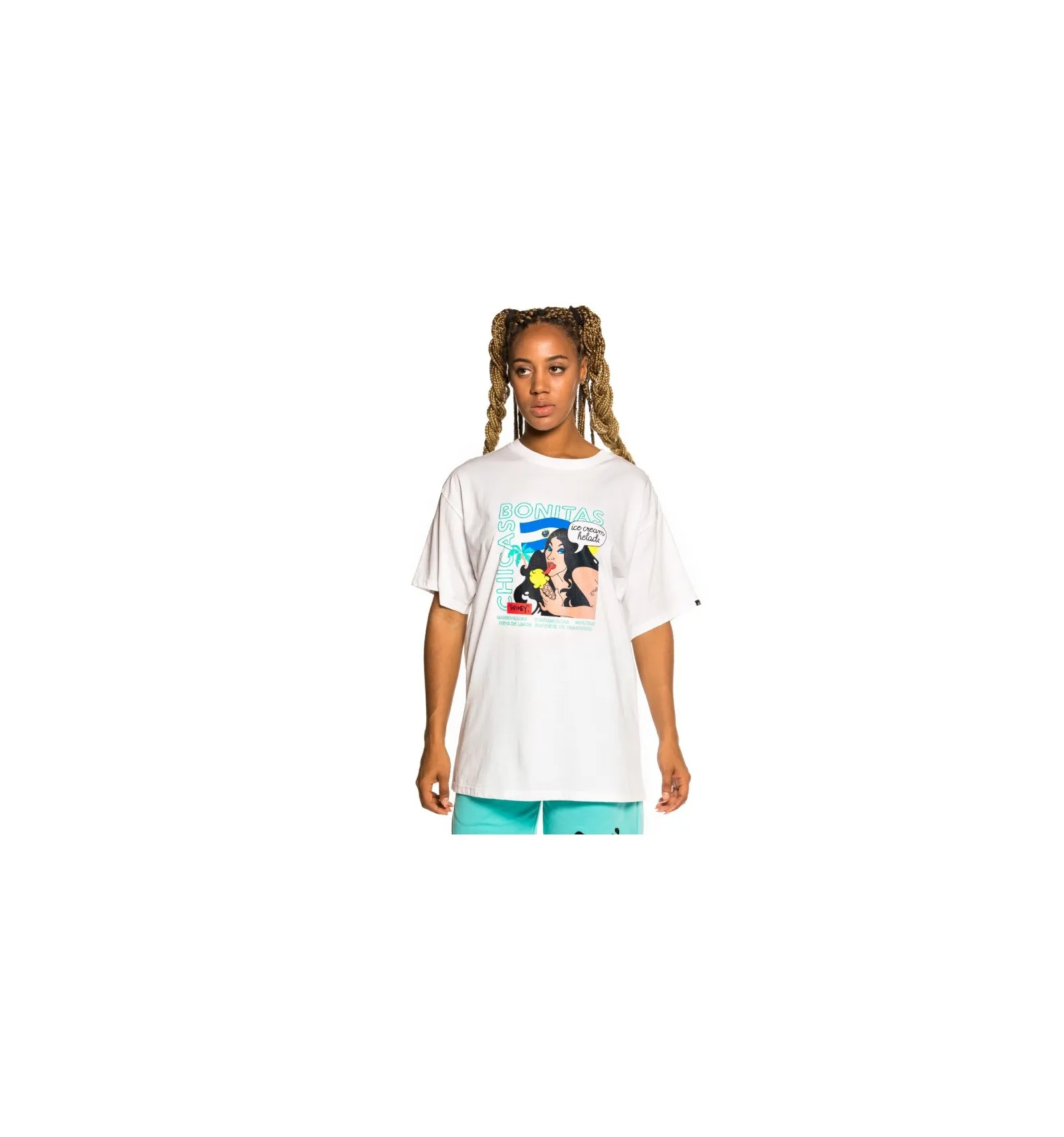 GRIMEY PUPUSERIA TEE WHITE
