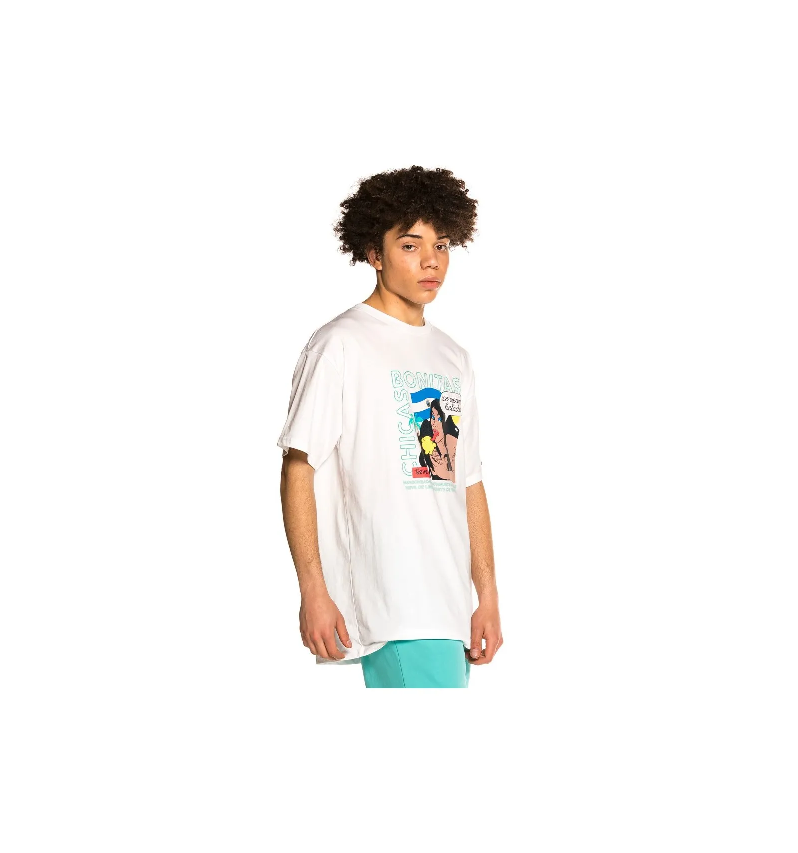 GRIMEY PUPUSERIA TEE WHITE