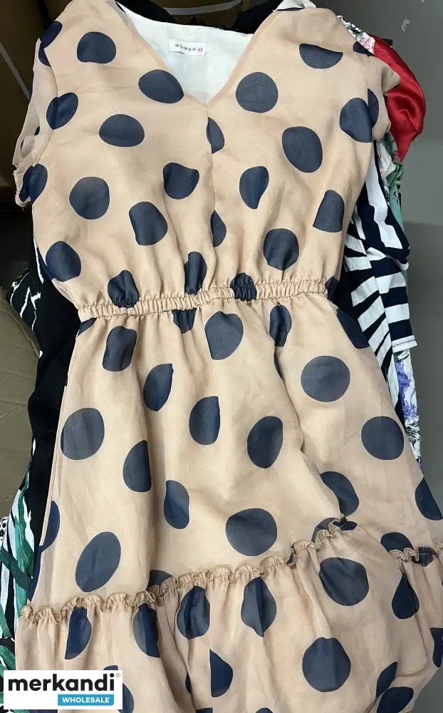 Hermosos vestidos primavera verano crema de primera calidad
