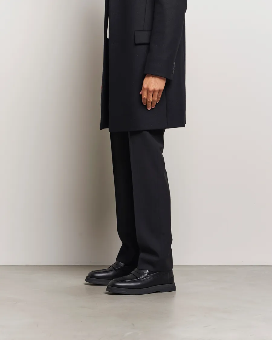 HUGO Chaol Leather Loafer Black