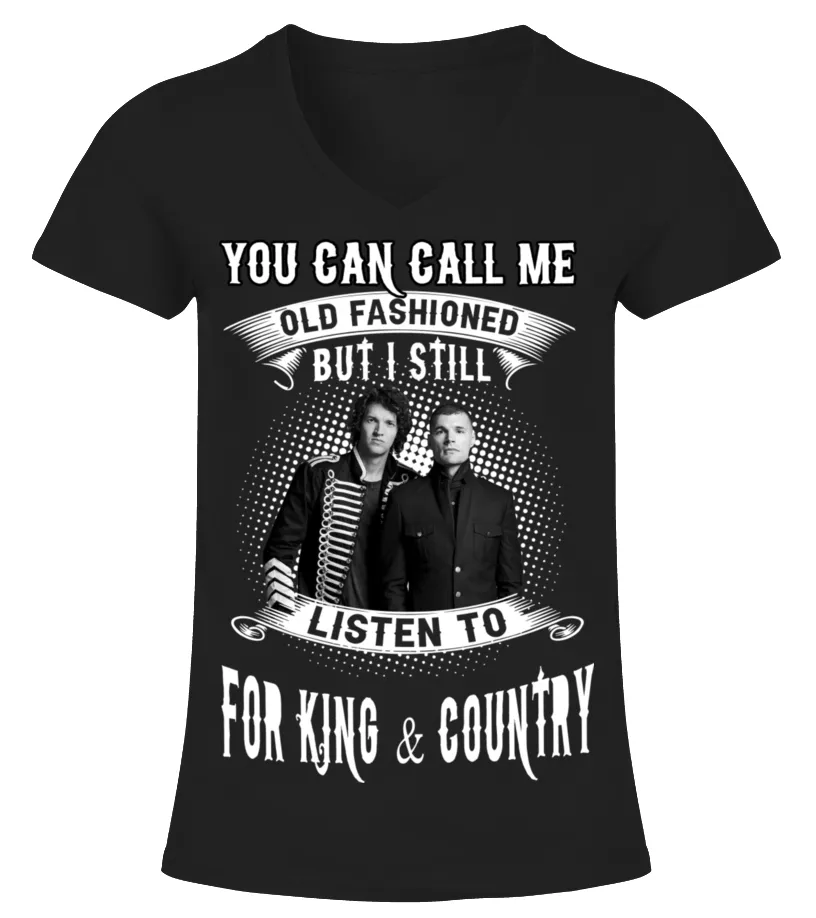 I STILL LISTEN TO for KING &amp; COUNTRY Camiseta cuello pico Mujer