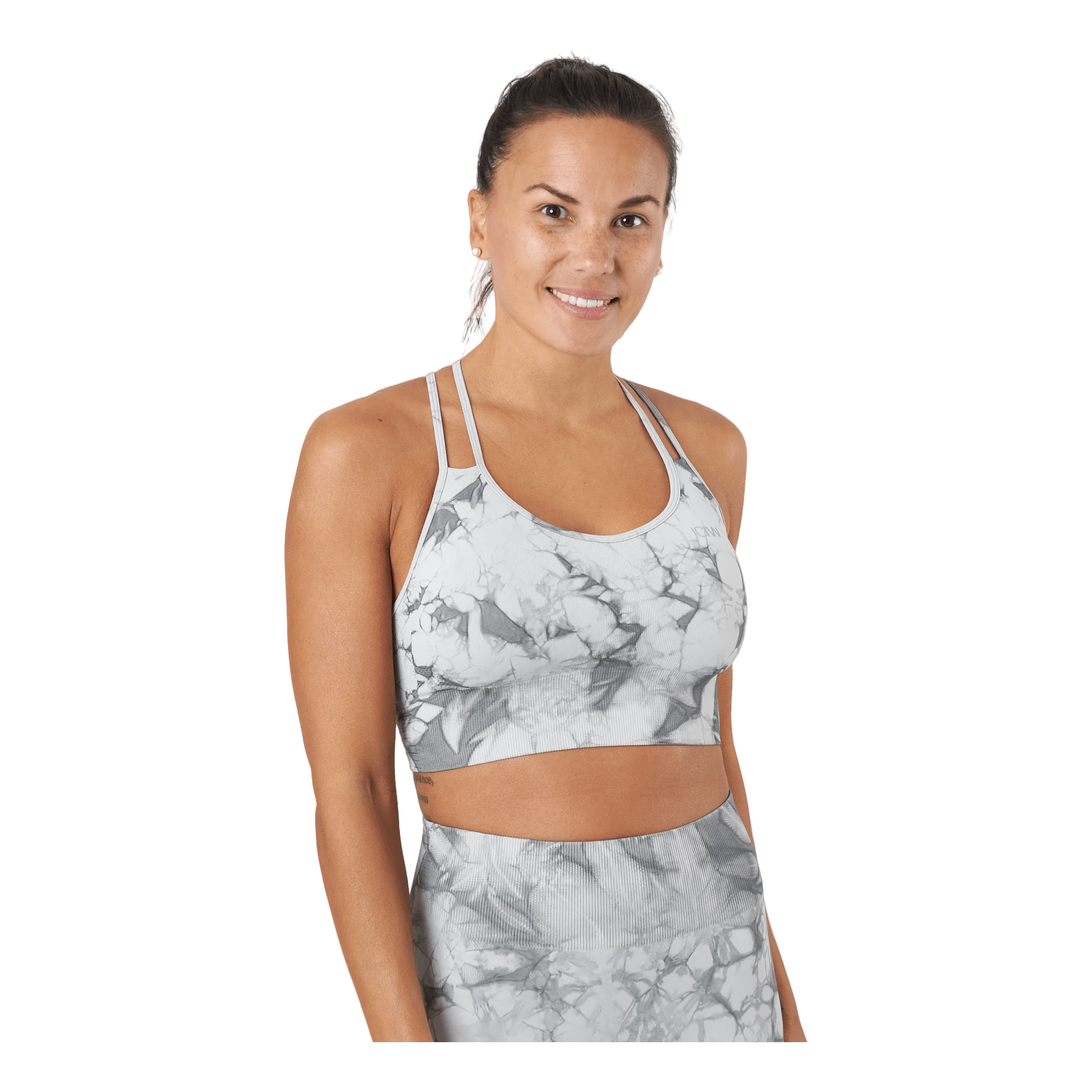 Icaniwill Define Seamless Tie Dye Sports Grey Melange