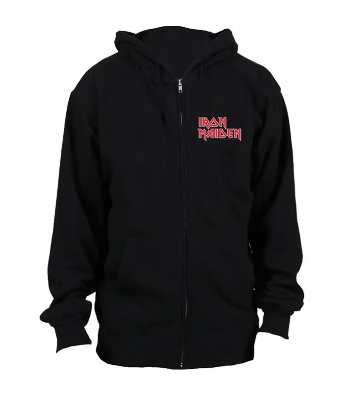 IRON MAIDEN No Prayer Sudadera con capucha y cremallera Licencia Oficial RockOff IMHOOD04MB