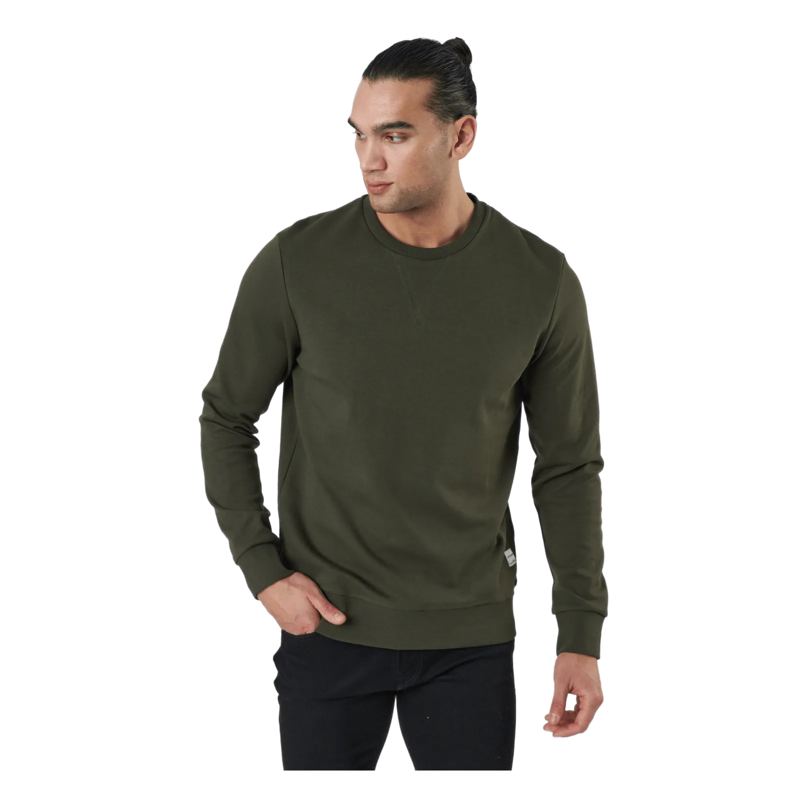 Jack & Jones Jjebasic Sweat Crew Neck Forest Night