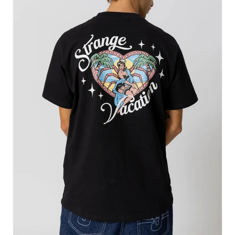 JACKER VACATION BLACK TEESHIRT