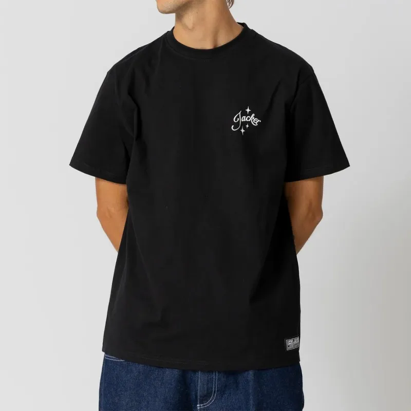 JACKER VACATION BLACK TEESHIRT