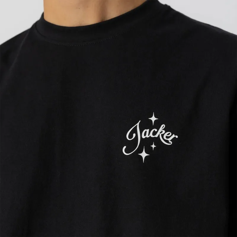 JACKER VACATION BLACK TEESHIRT