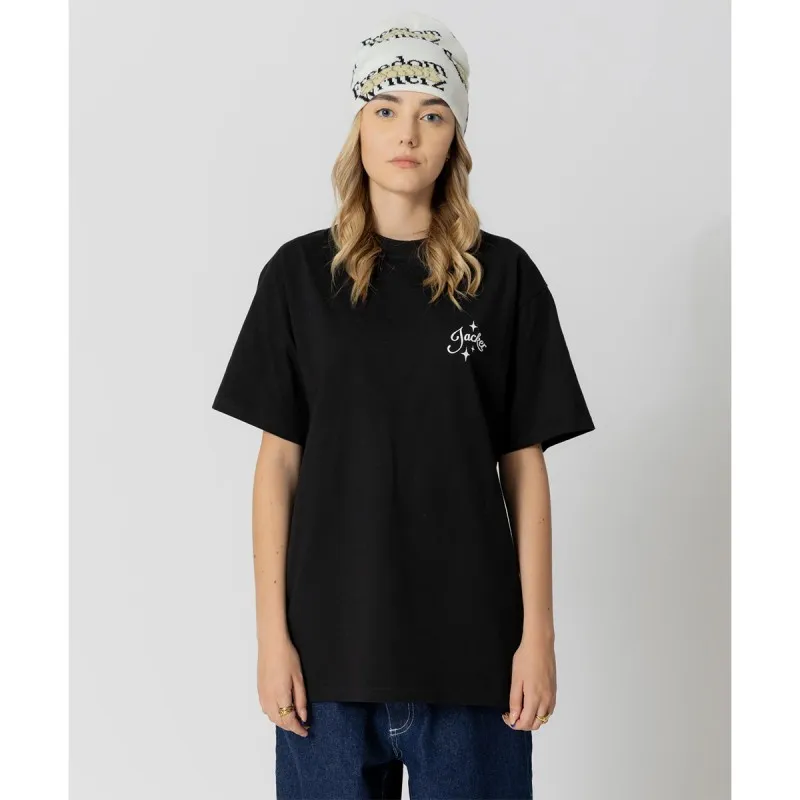 JACKER VACATION BLACK TEESHIRT