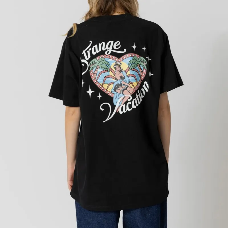 JACKER VACATION BLACK TEESHIRT