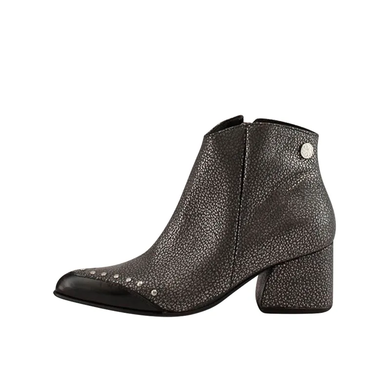 JAVIERA POCH Botin Frida Metal