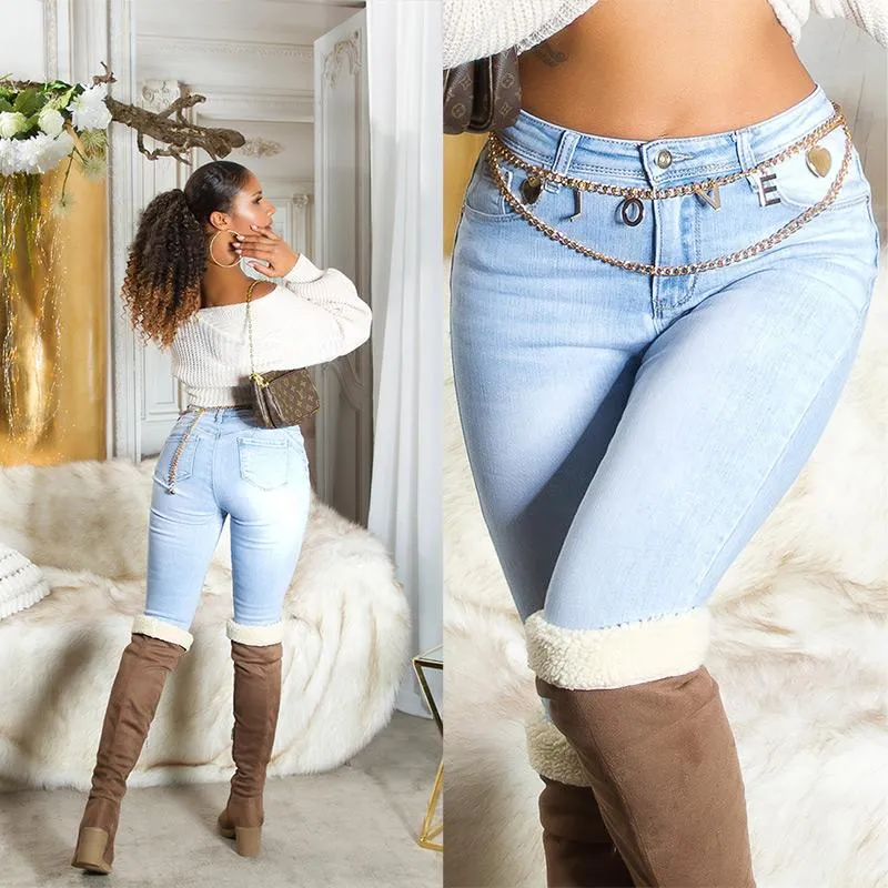 JEANS PUSHUP BáSICOS AZUL CINTURA ALTA 