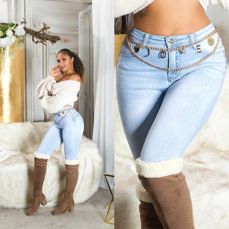 JEANS PUSHUP BáSICOS AZUL CINTURA ALTA 