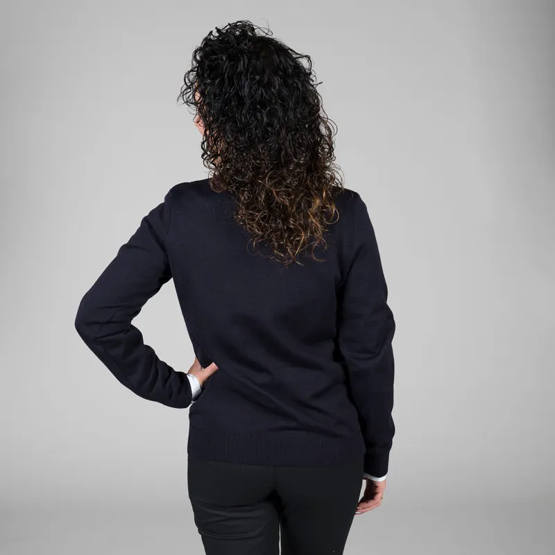 JERSEY PARA MUJER DE PUNTO MARINO CON CUELLO PICO  GARY'S