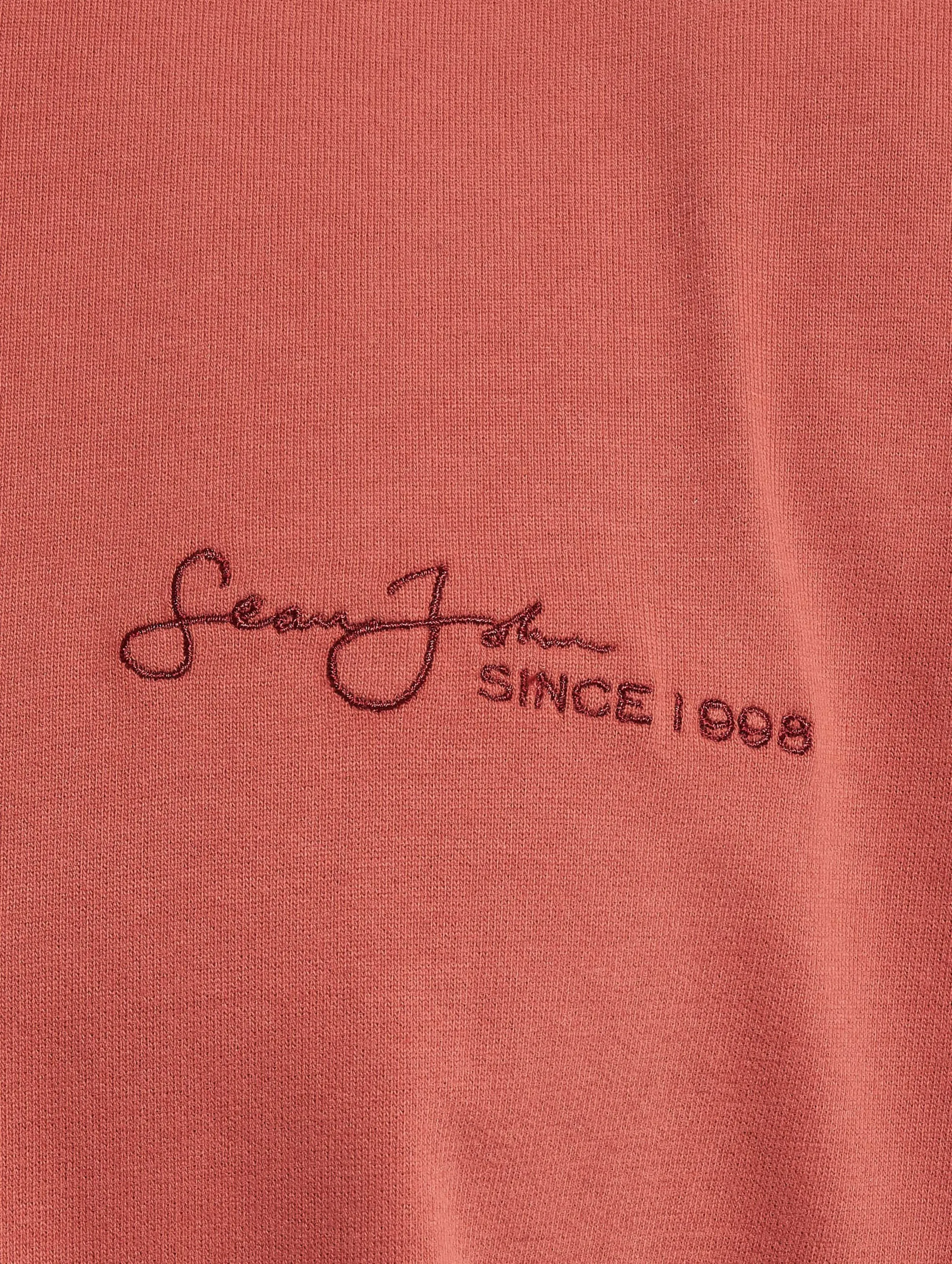 JM2330012 SJ SCRIPT LOGO BACKPRINT PEACHED TEE