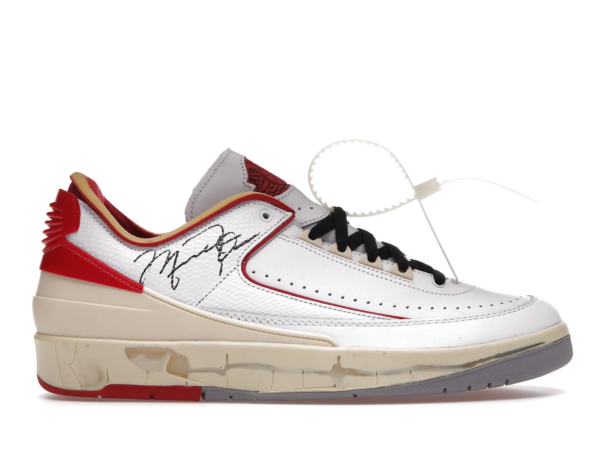 JORDAN 2 RETRO LOW SP OFFWHITE WHITE RED