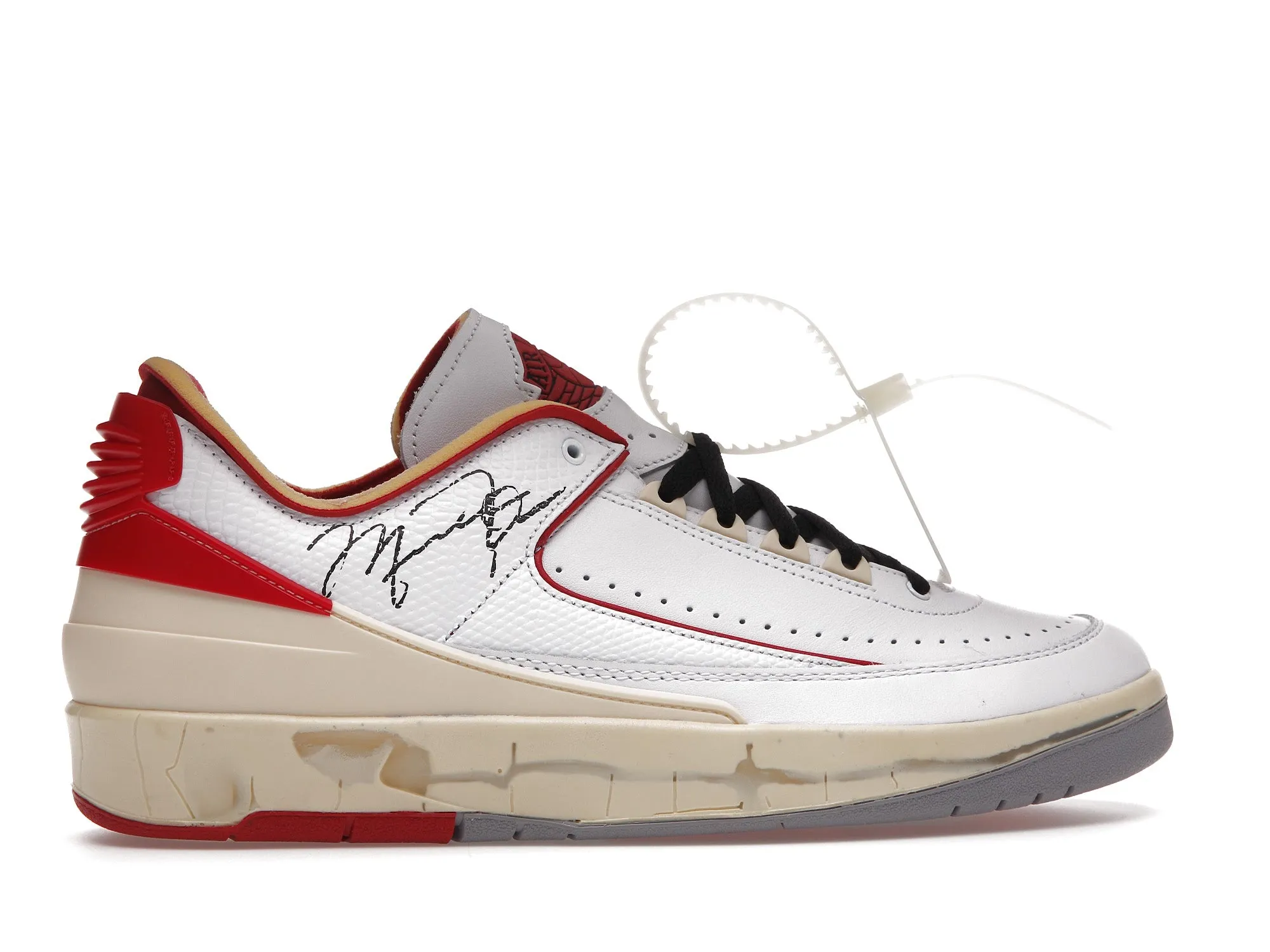 JORDAN 2 RETRO LOW SP OFFWHITE WHITE RED