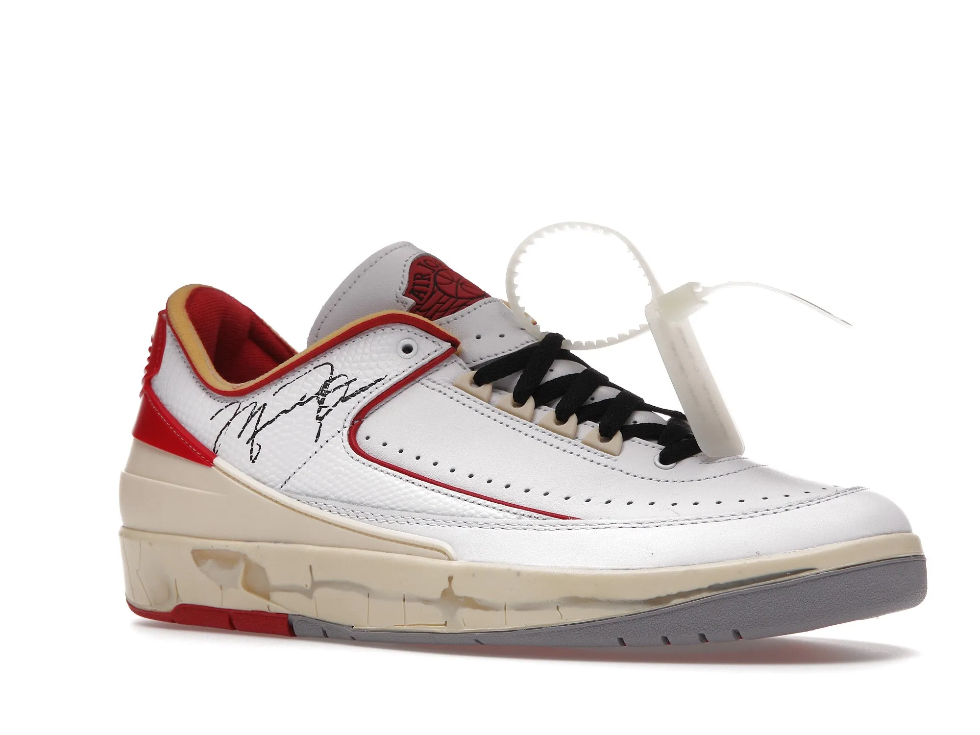 JORDAN 2 RETRO LOW SP OFFWHITE WHITE RED