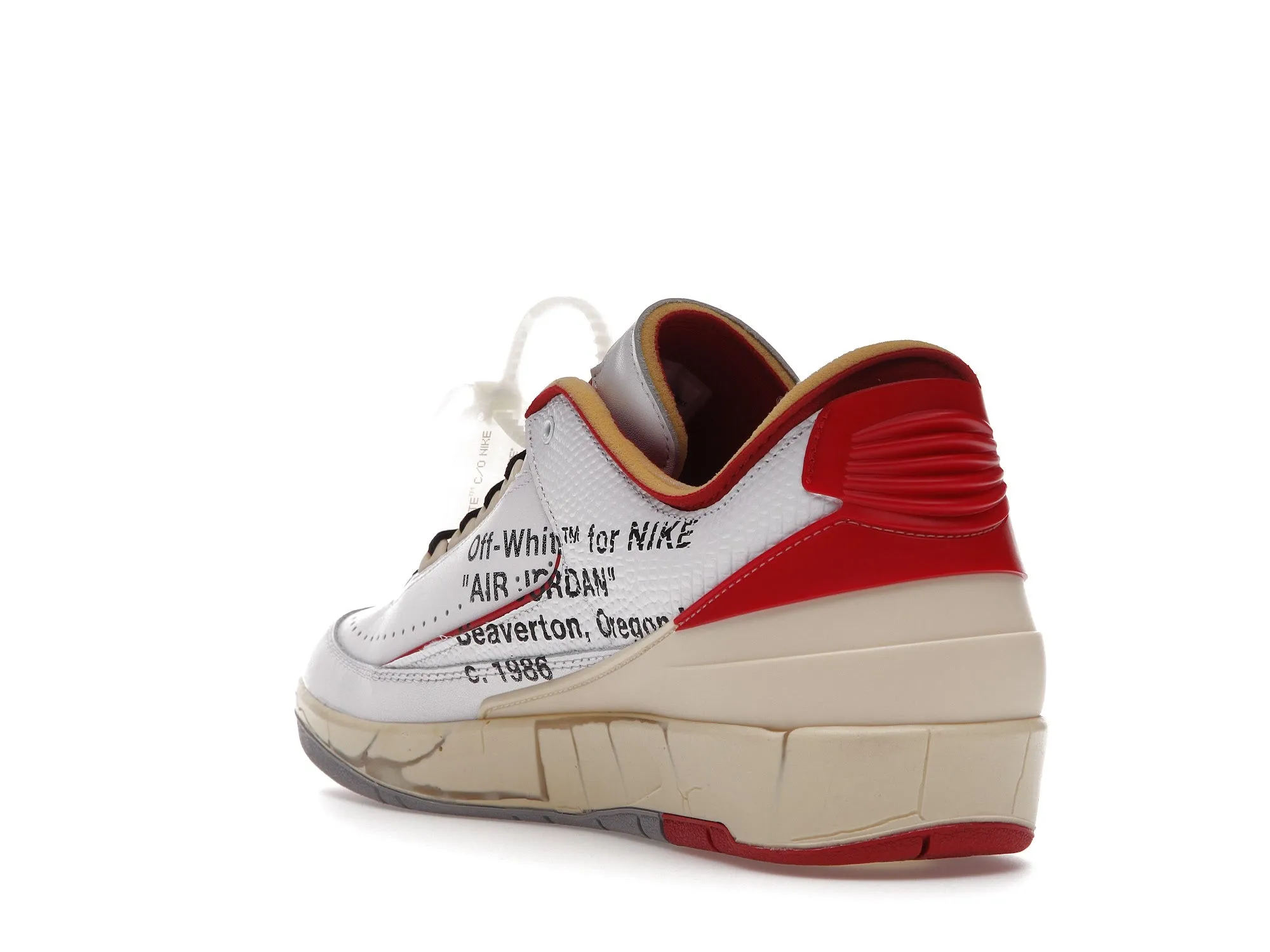 JORDAN 2 RETRO LOW SP OFFWHITE WHITE RED