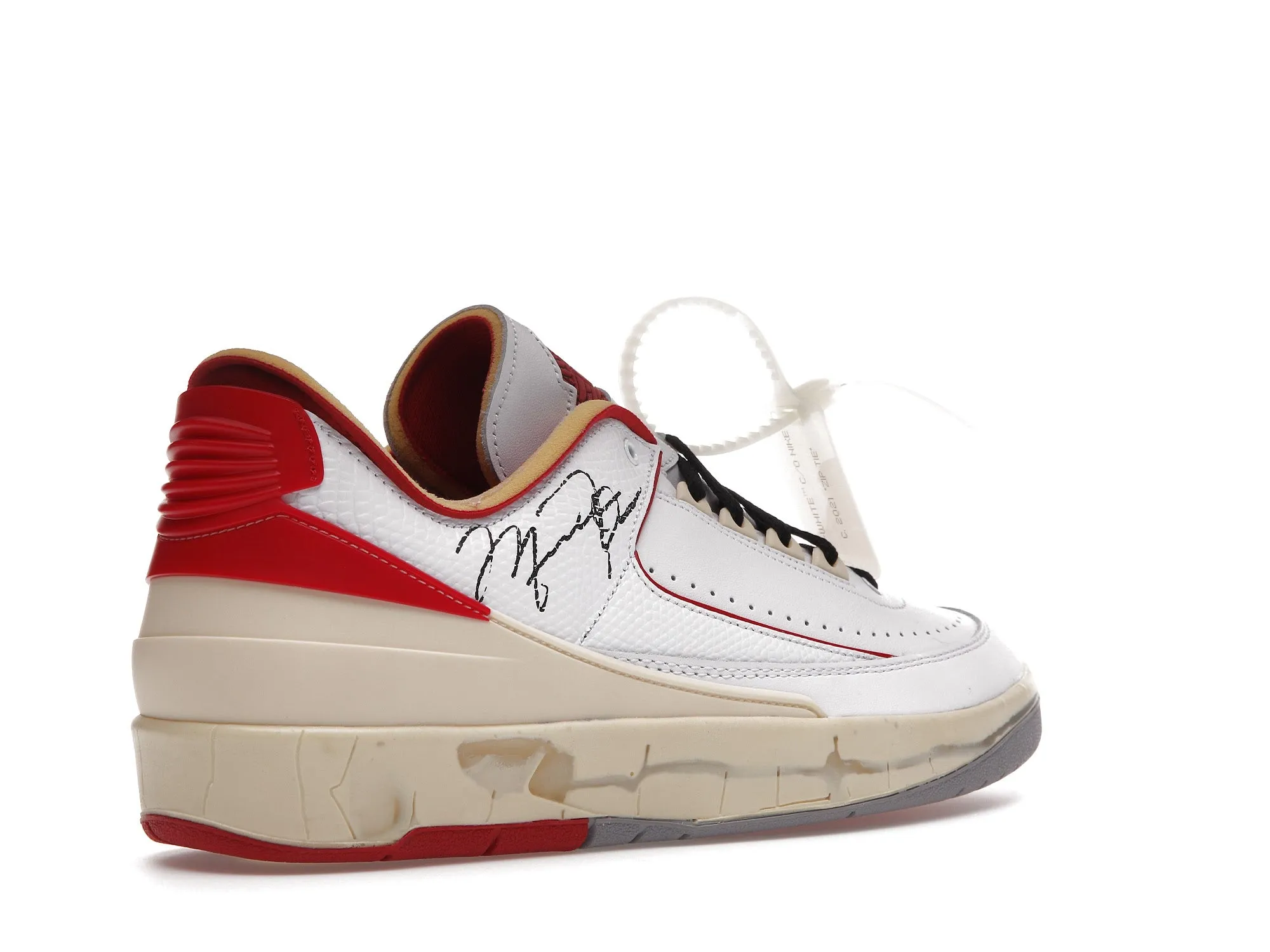 JORDAN 2 RETRO LOW SP OFFWHITE WHITE RED