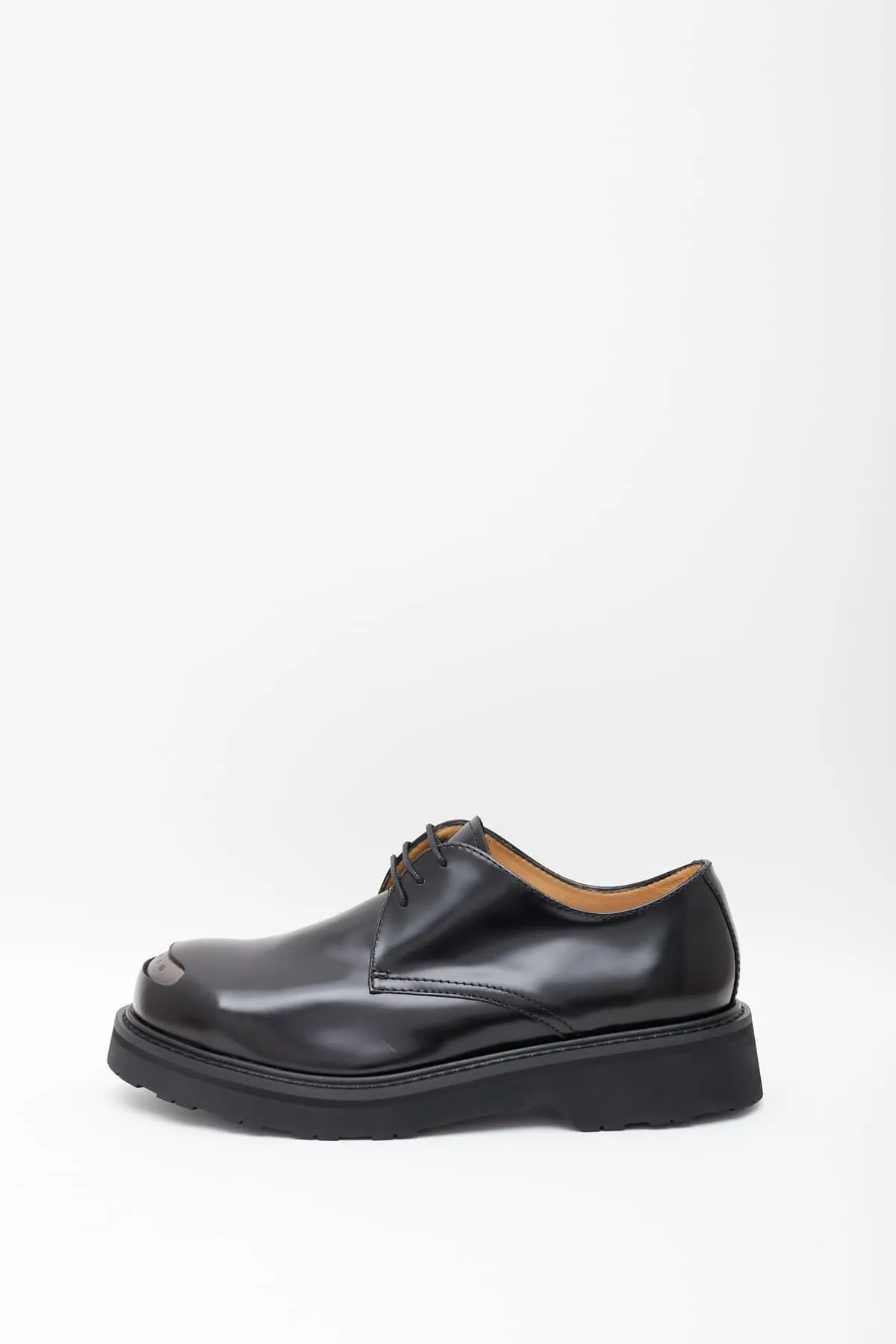 KENZO BLACK KENZOSMILE DERBY SHOES