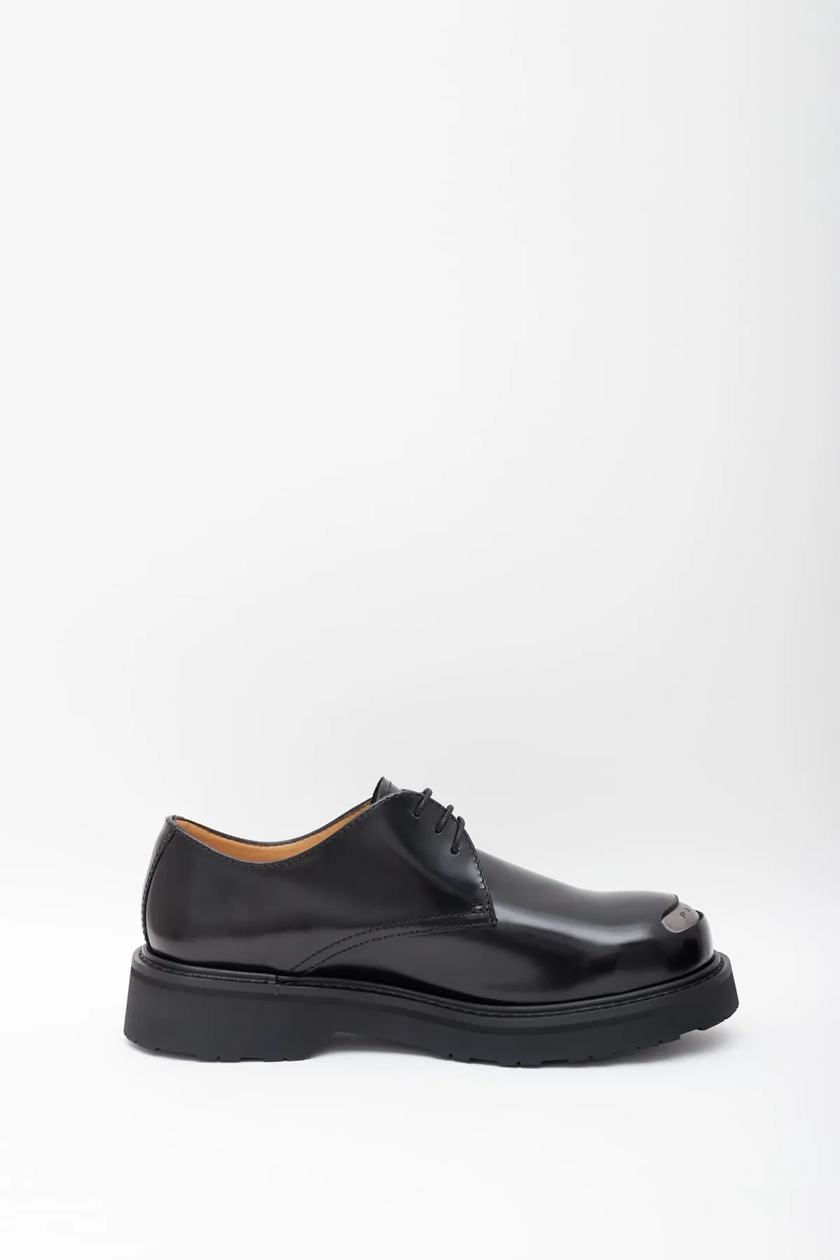KENZO BLACK KENZOSMILE DERBY SHOES