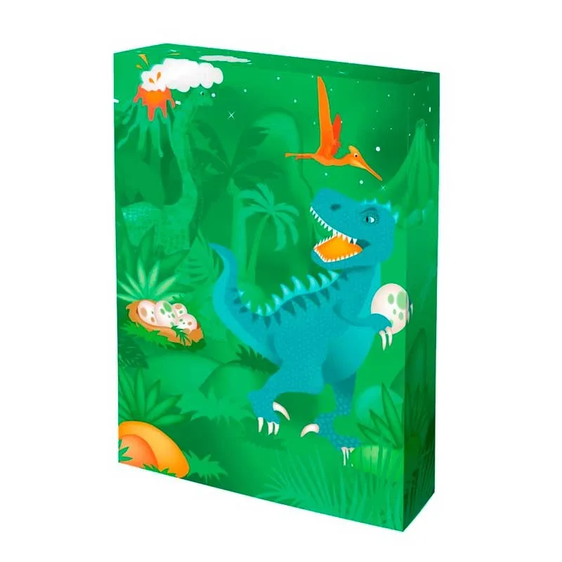 Kit manualidades niño y niña lámpara dinosaurios