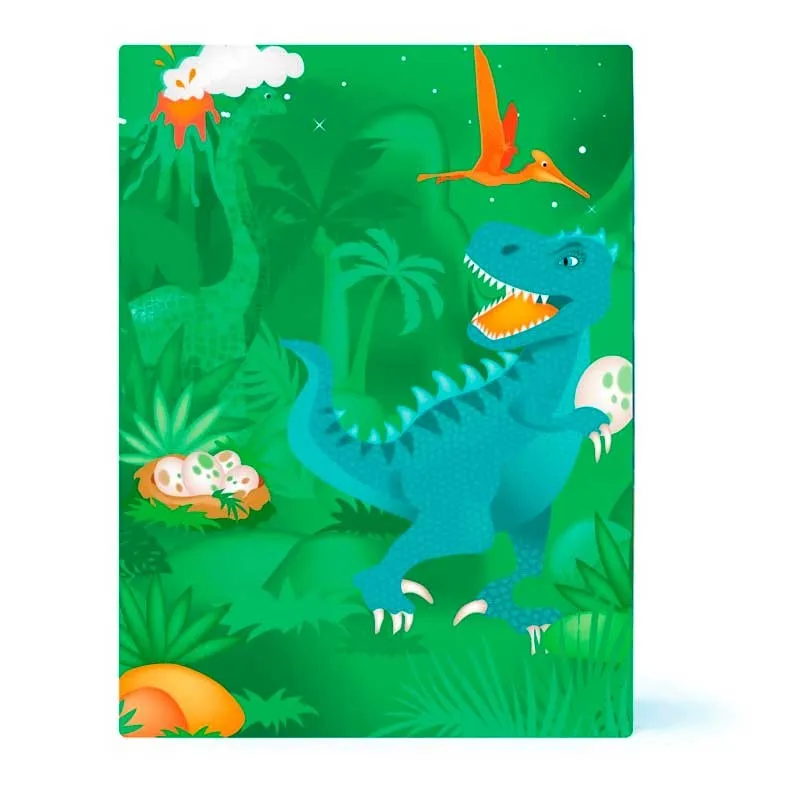 Kit manualidades niño y niña lámpara dinosaurios