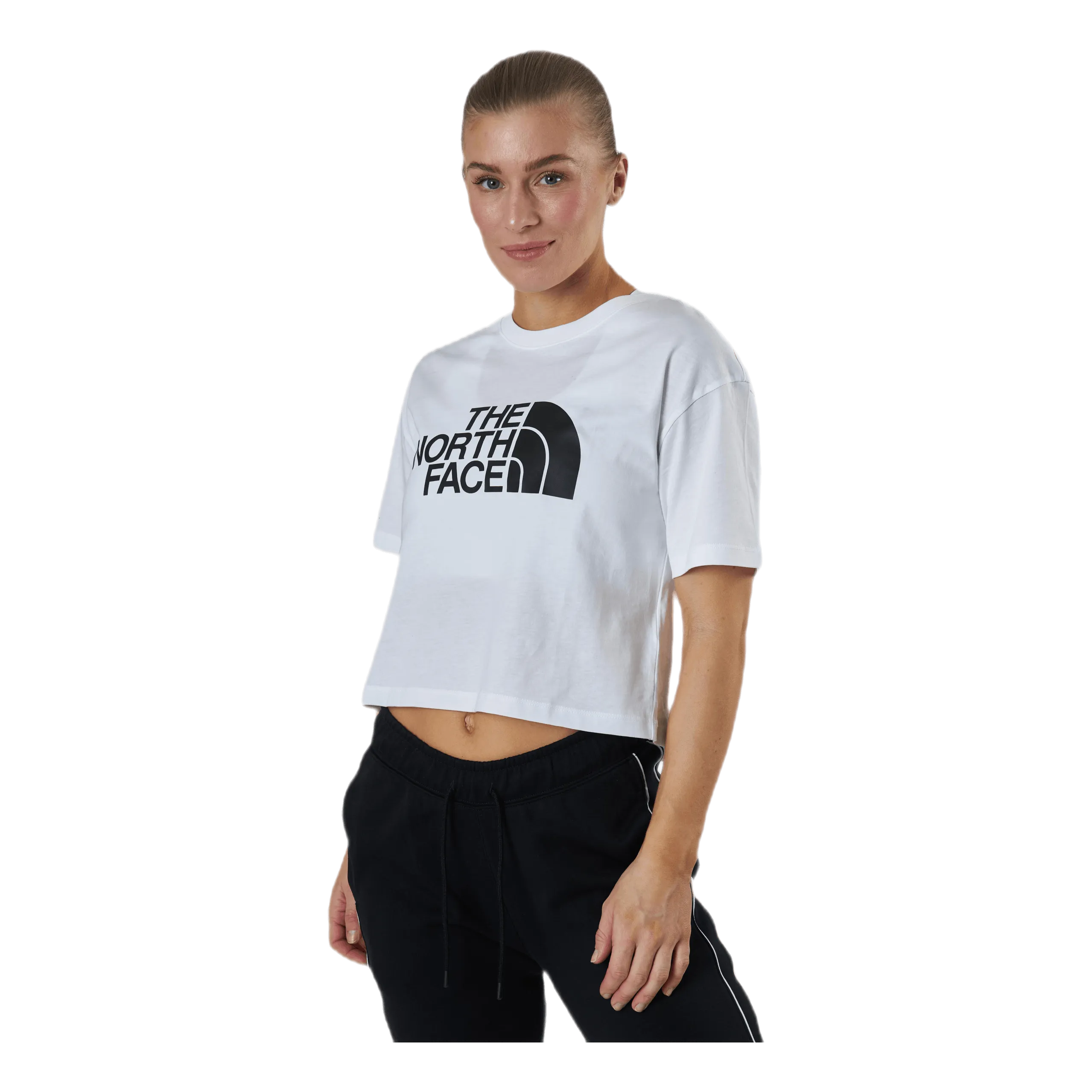 La Cara Norte Cropped Easy Tee White