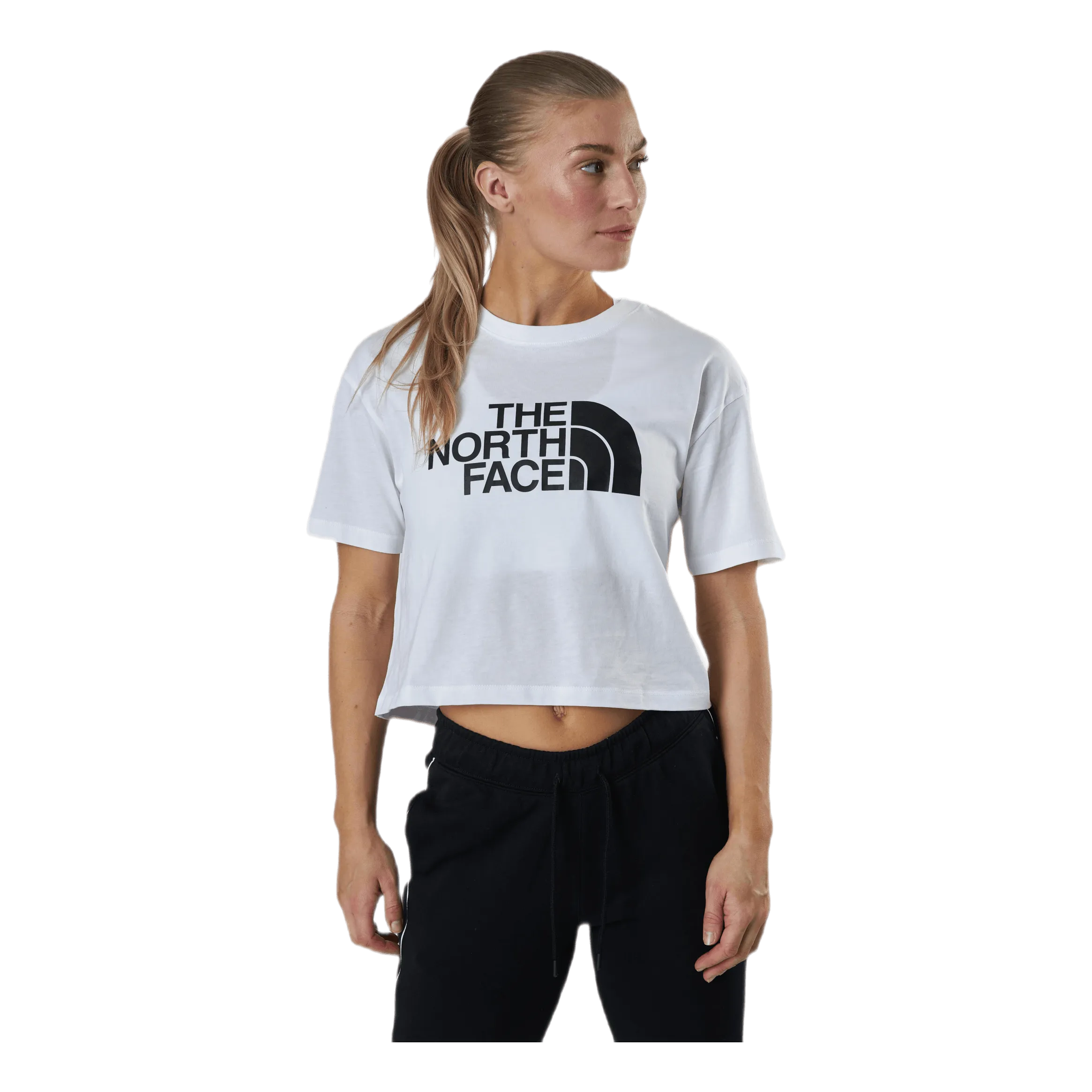 La Cara Norte Cropped Easy Tee White