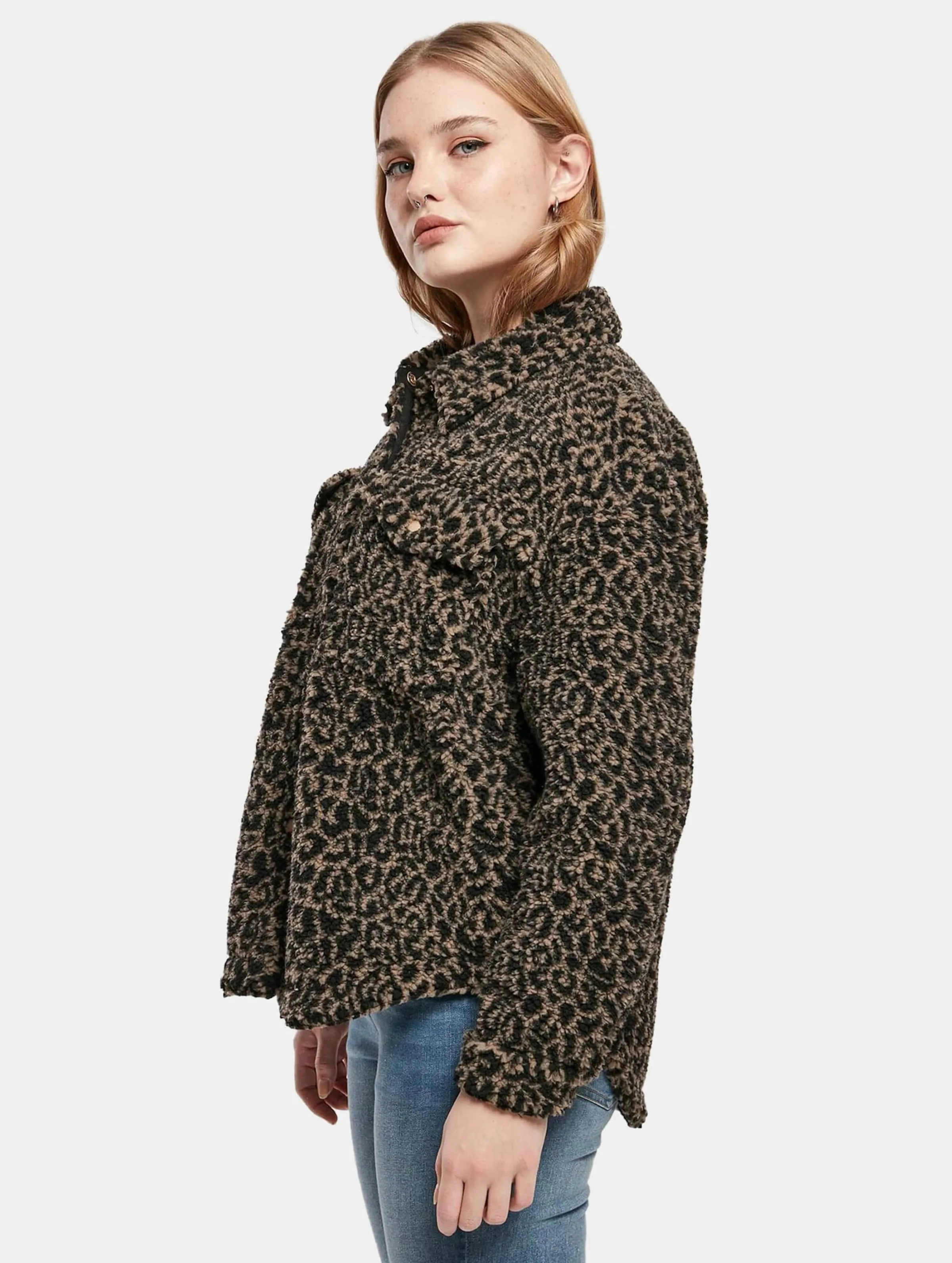 Ladies Aop Sherpa Over