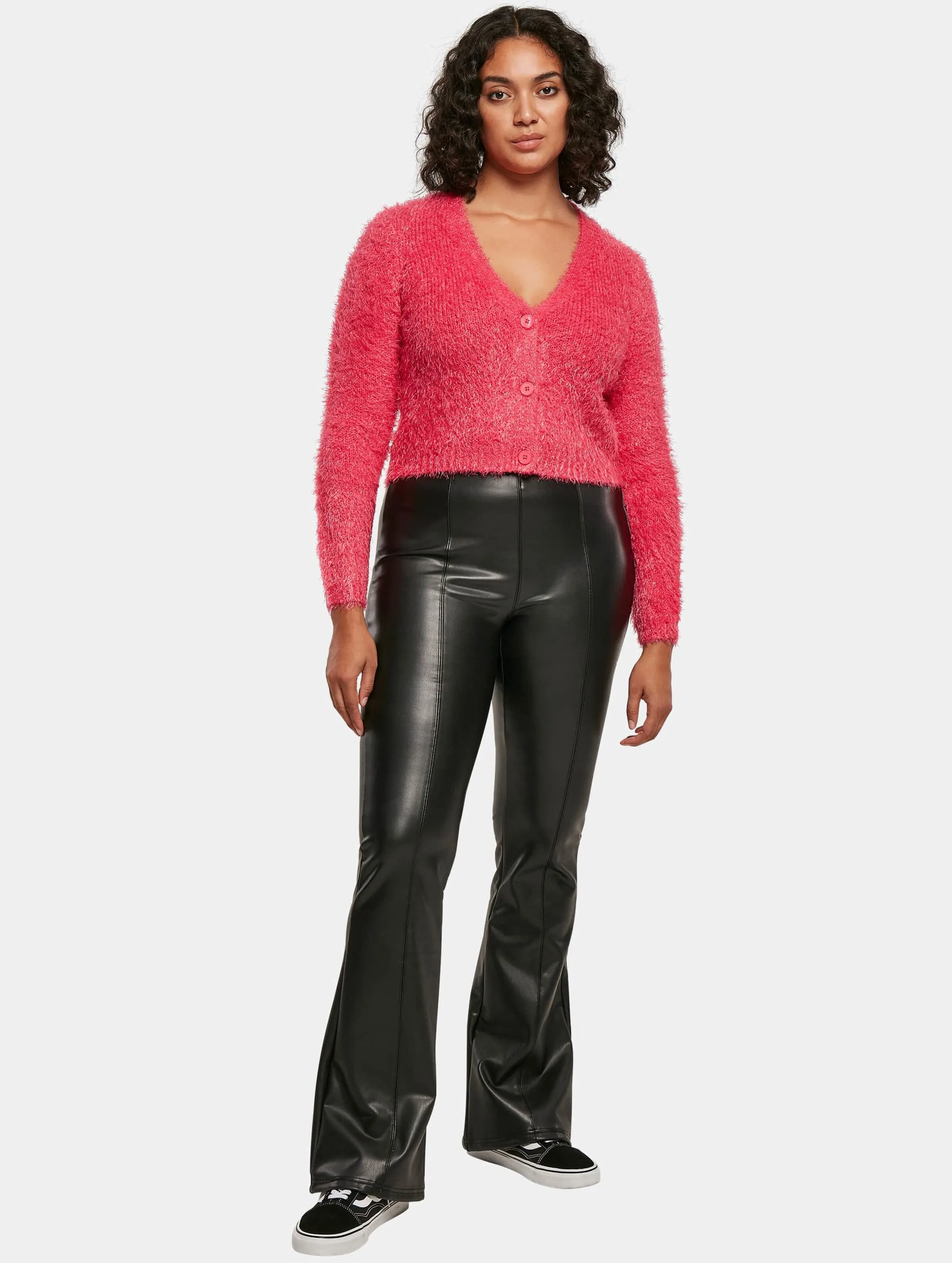Ladies Cropped Feather