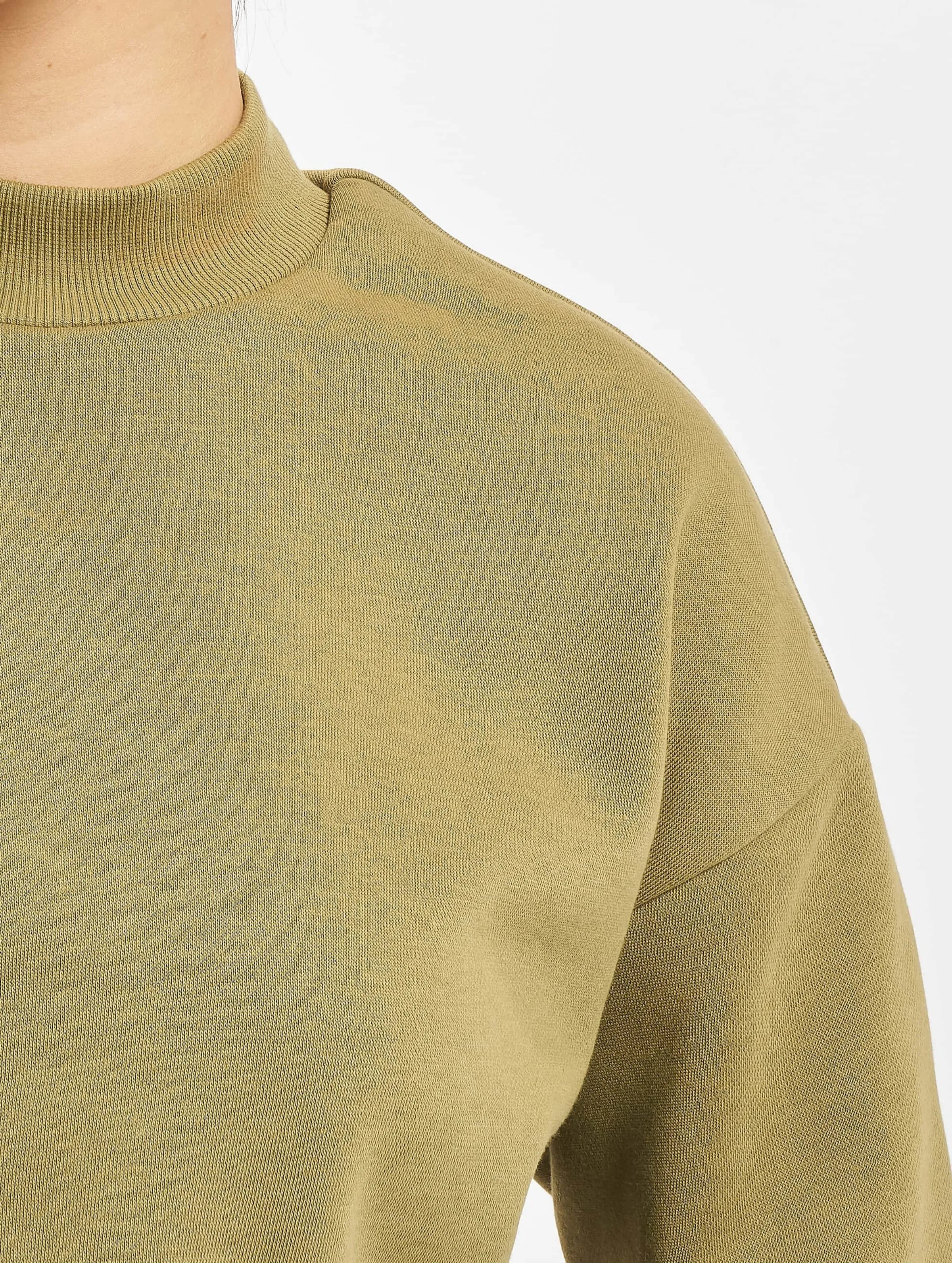 Ladies Cropped Oversized High Neck