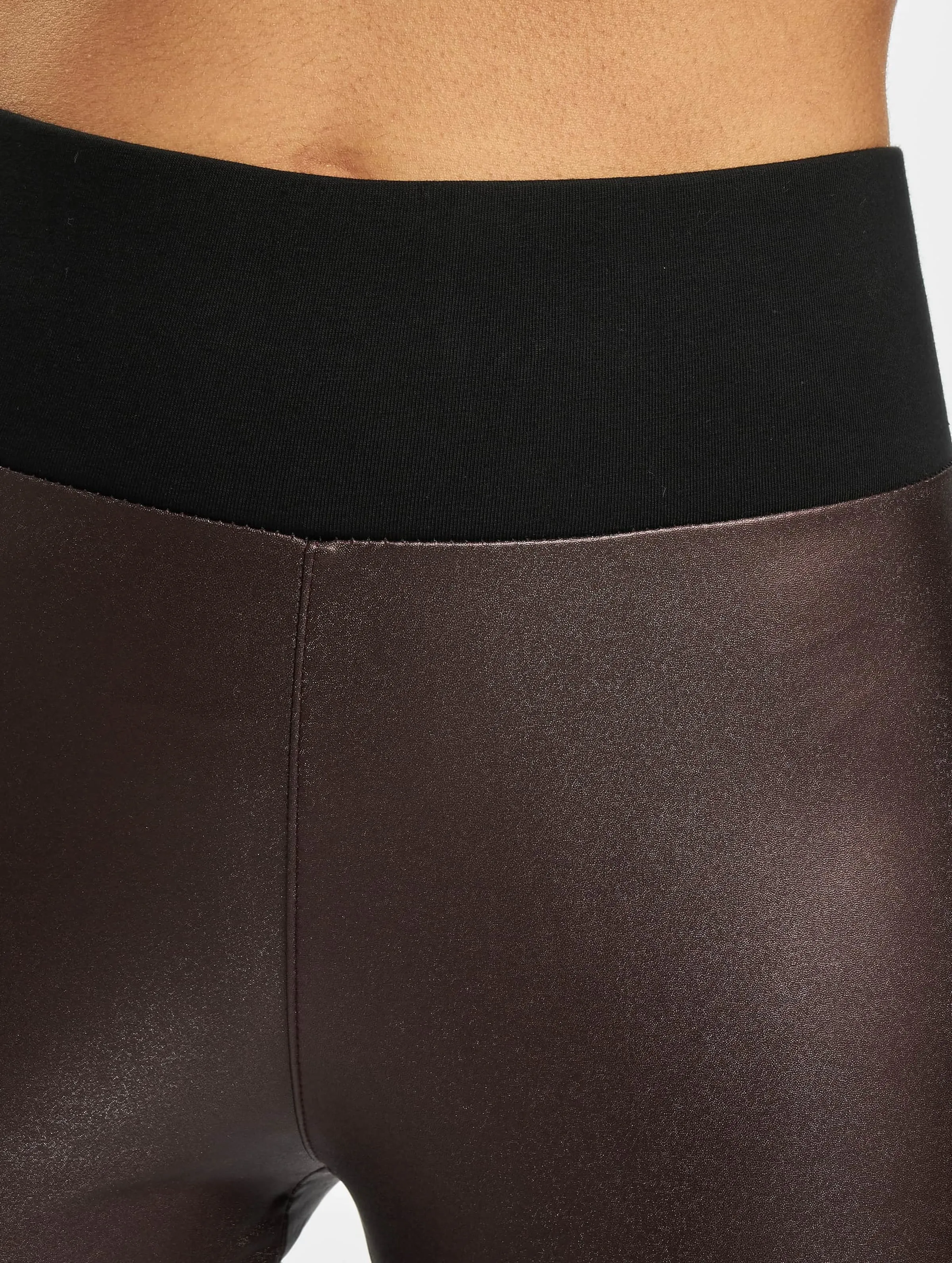 Ladies Faux Leather High Waist