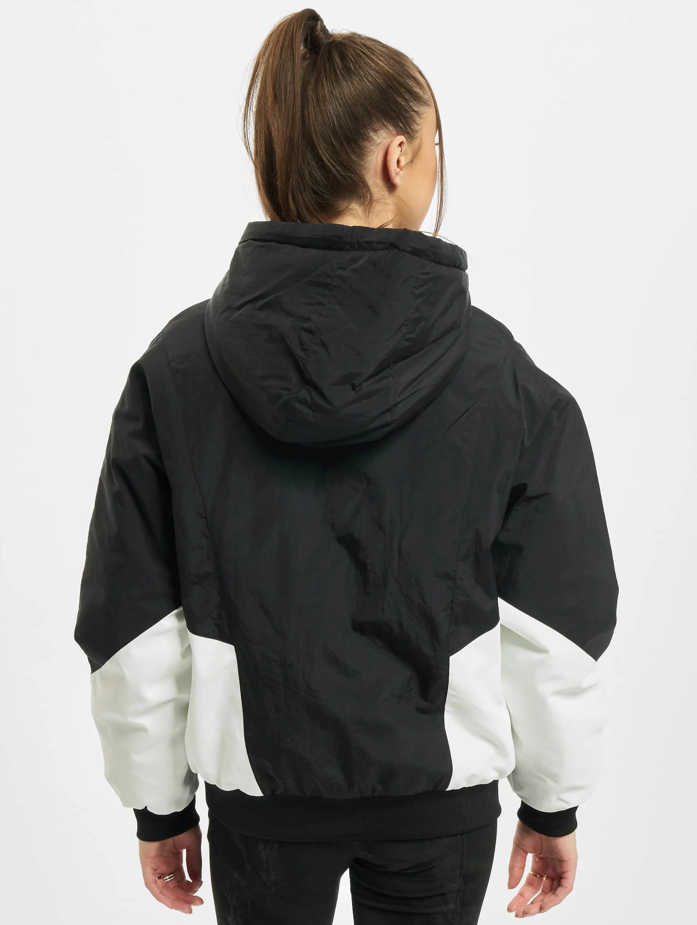 LADIES PADDED 2TONE BATWING 
