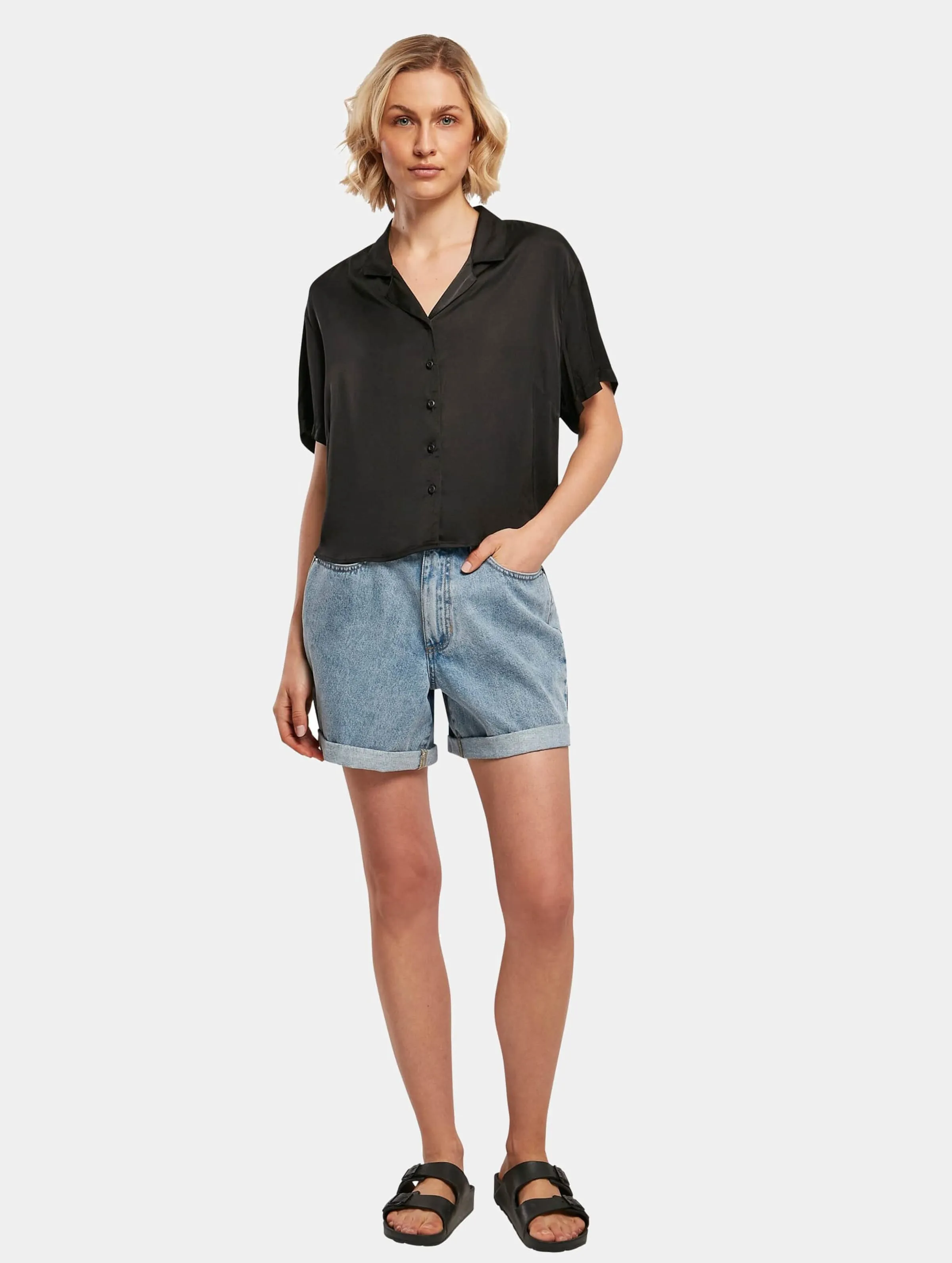 Ladies SS Viscose Satin Resort 