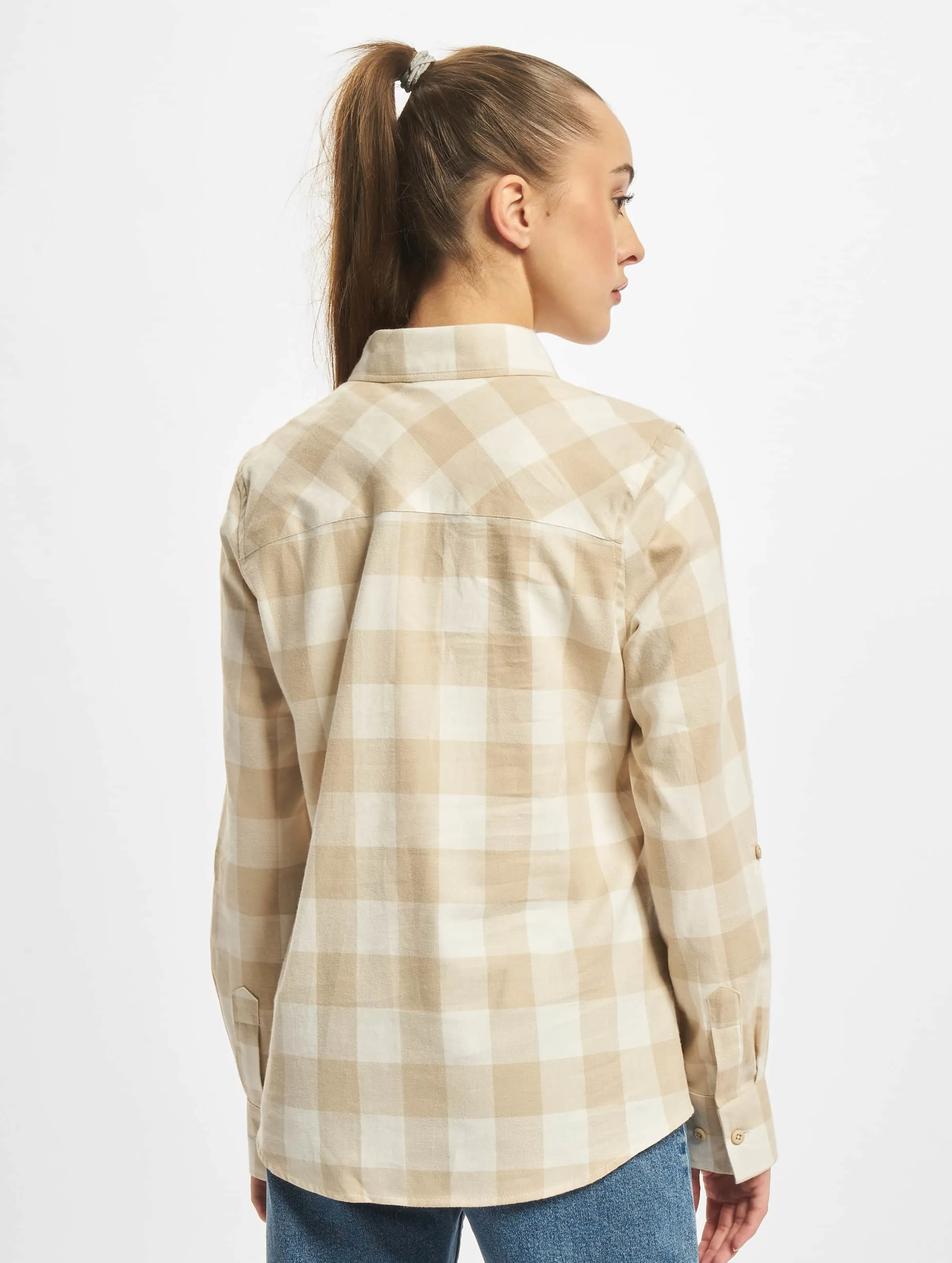 Ladies Turnup Checked Flanell