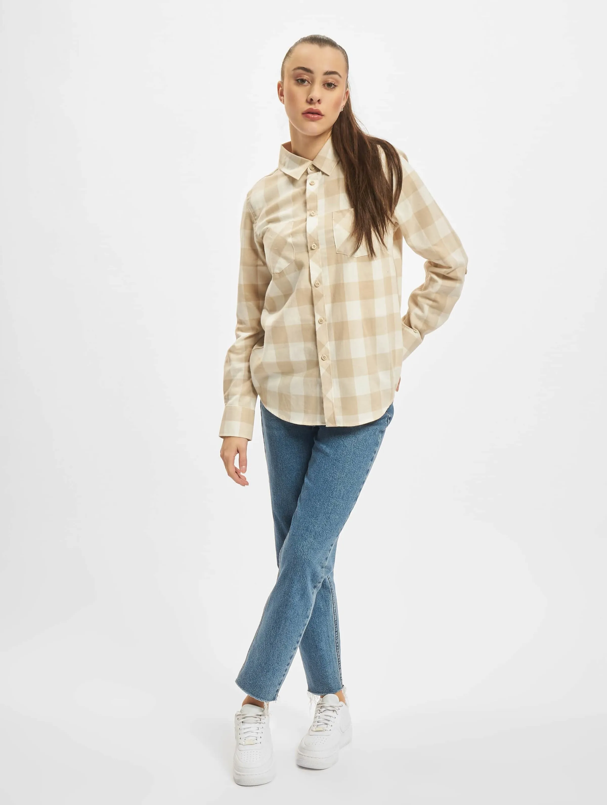 Ladies Turnup Checked Flanell
