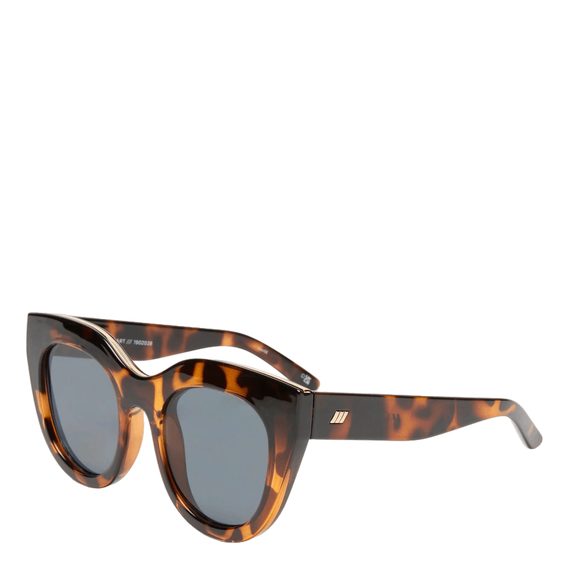 Le Specs Air Heart Tortoise W/ Smoke Mono Lens