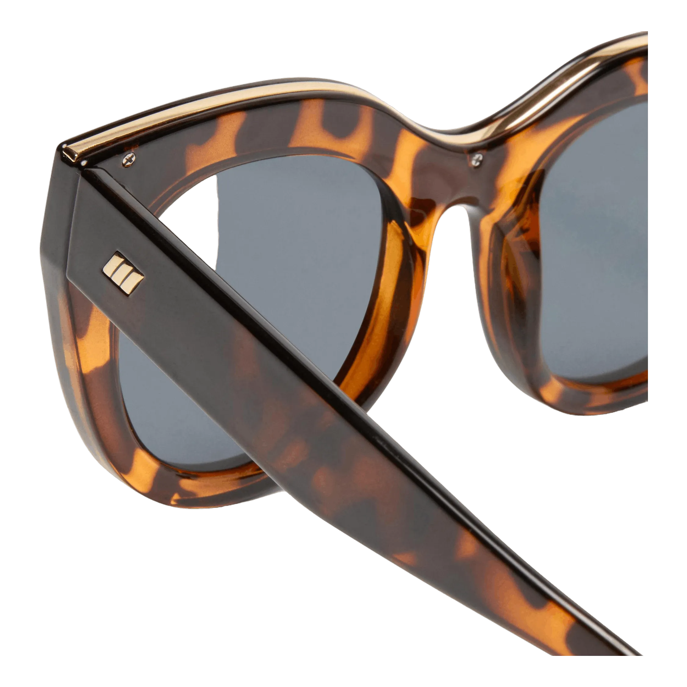 Le Specs Air Heart Tortoise W/ Smoke Mono Lens