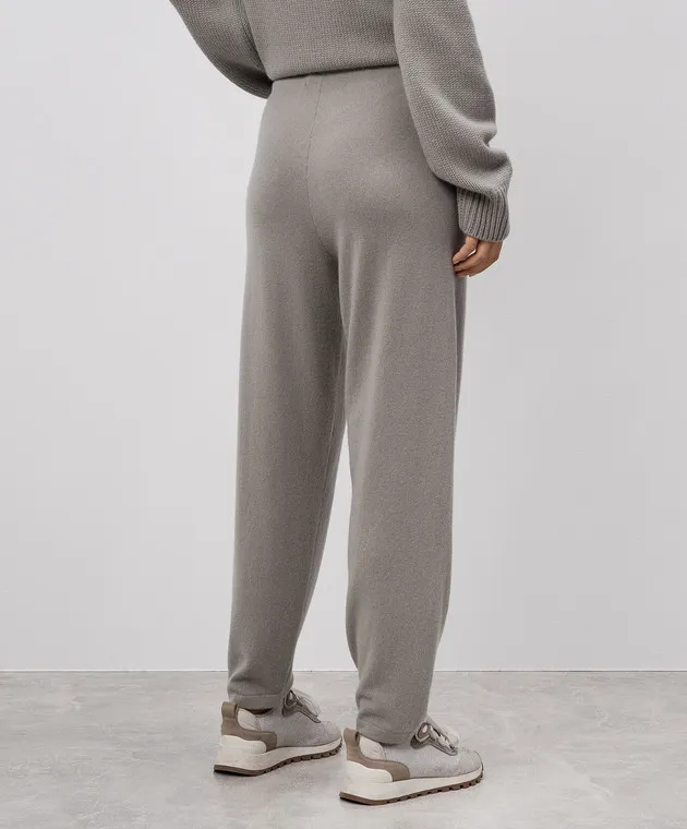 LISA YANG Gray Cashmere Joey Pants
