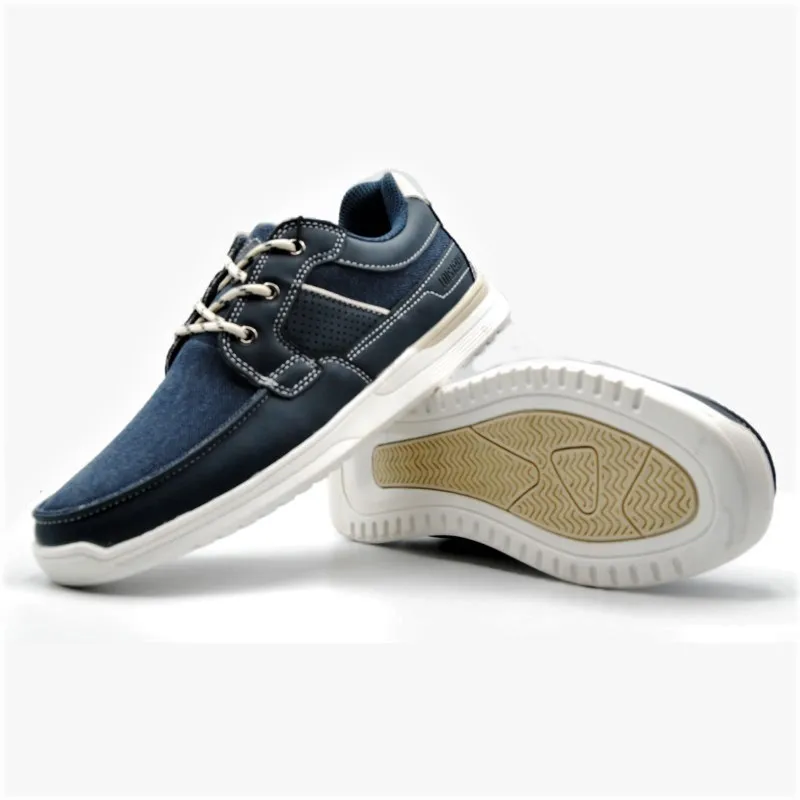 LOIS 64069 Azul Zapato lona cordones hombre