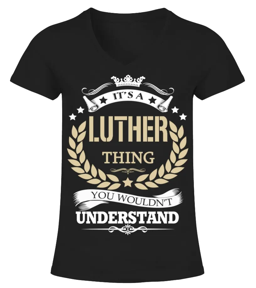 LUTHER  IT'S A LUTHER THING CAMISETA CUELLO PICO MUJER