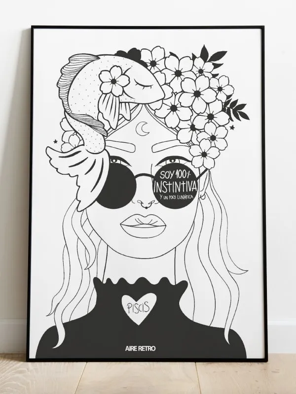 LÁMINA HORÓSCOPO " PISCIS "