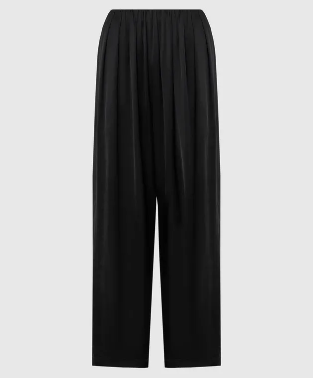 Maison Margiela MM6 Black pants with drape