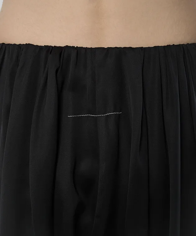 Maison Margiela MM6 Black pants with drape
