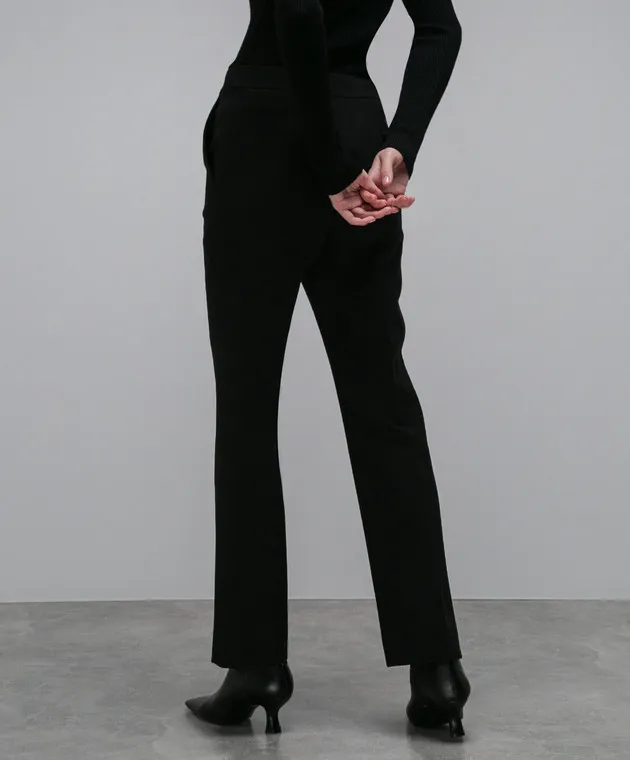 Max Mara Fuoco black wool pants